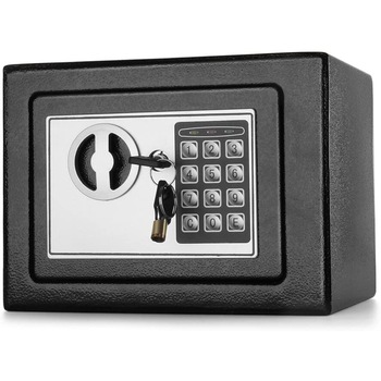 Seif electronic si cheie,150x230x170mm,negru,Planet Safe,17ST2 Seif electronic si cheie,150x230x170mm,negru,Planet Safe,17ST2