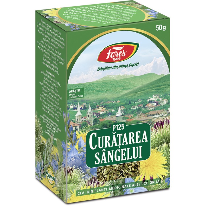 Curatarea sangelui, 50 g, Fares
