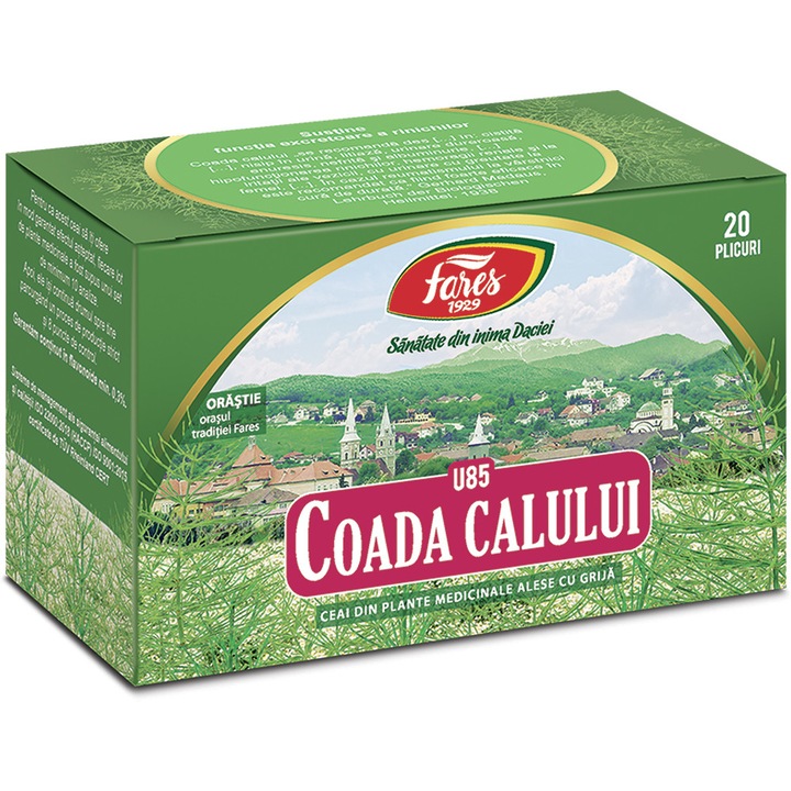 Ceai Coada Calului, ceai la plic, Fares