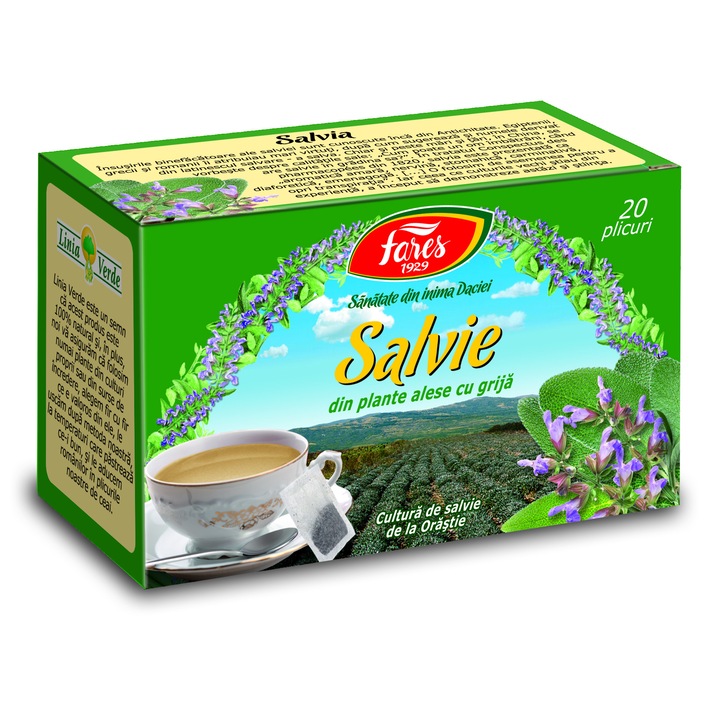 Zsálya Tea, 20 tasak