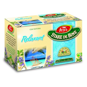 Relaxant, 20 pliculete cu snur Relaxant, 20 pliculete cu snur