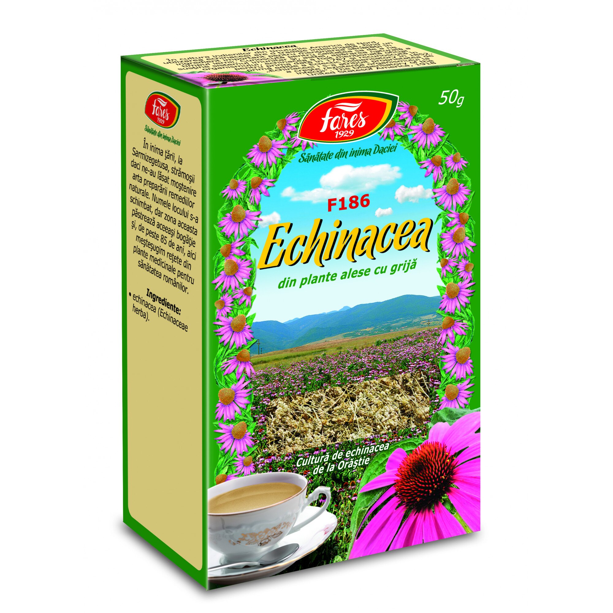 Echinacea- iarba, ceai, punga a 50 gr