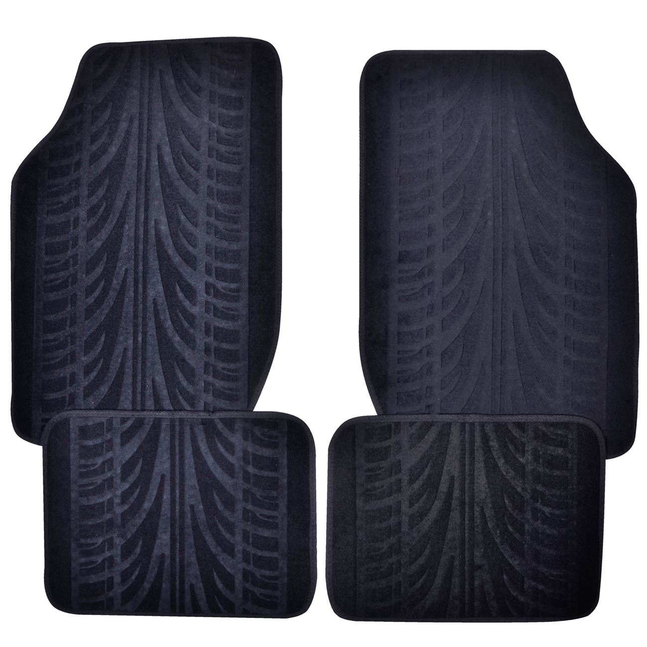 Set 4 covoare, Zola®, negre