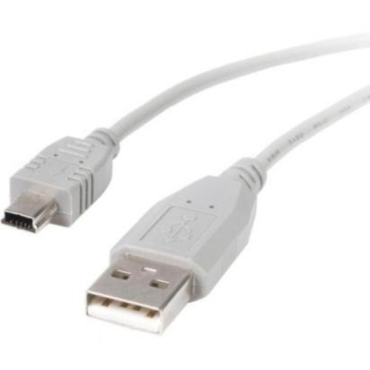 Kolink S3142 USB 2.0 A (apa) - mini B (apa) 1.8m fehér USB összekötő kábel