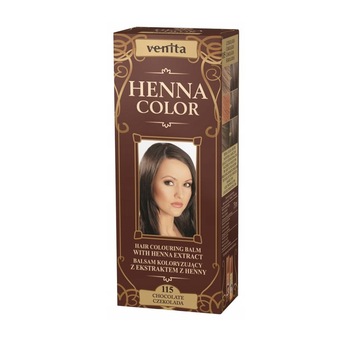 Balsam de colorat Venita V1104 Henna Color 115, 75ml, pe baza de plante, Chocolate Balsam de colorat Venita V1104 Henna Color 115, 75ml, pe baza de plante, Chocolate