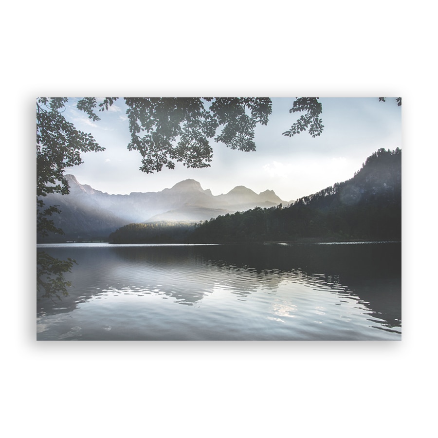 Tablou Canvas - Natura, Peisaj, Padure, Lac, Munte, 20 x 30 cm