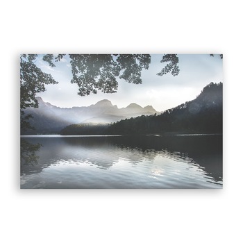 Tablou Canvas - Natura, Peisaj, Padure, Lac, Munte, 20 x 30 cm Tablou Canvas - Natura, Peisaj, Padure, Lac, Munte, 20 x 30 cm