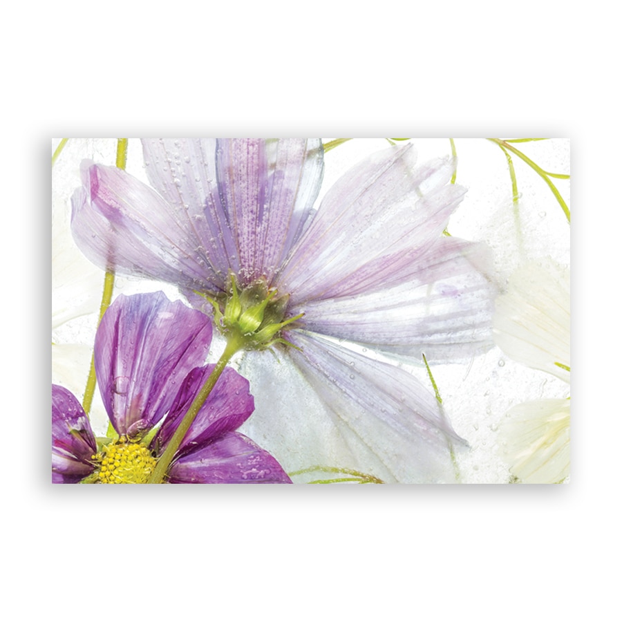 Tablou Canvas - Floral, Flori, Primavara, Mov, Pictura, 20 x 30 cm