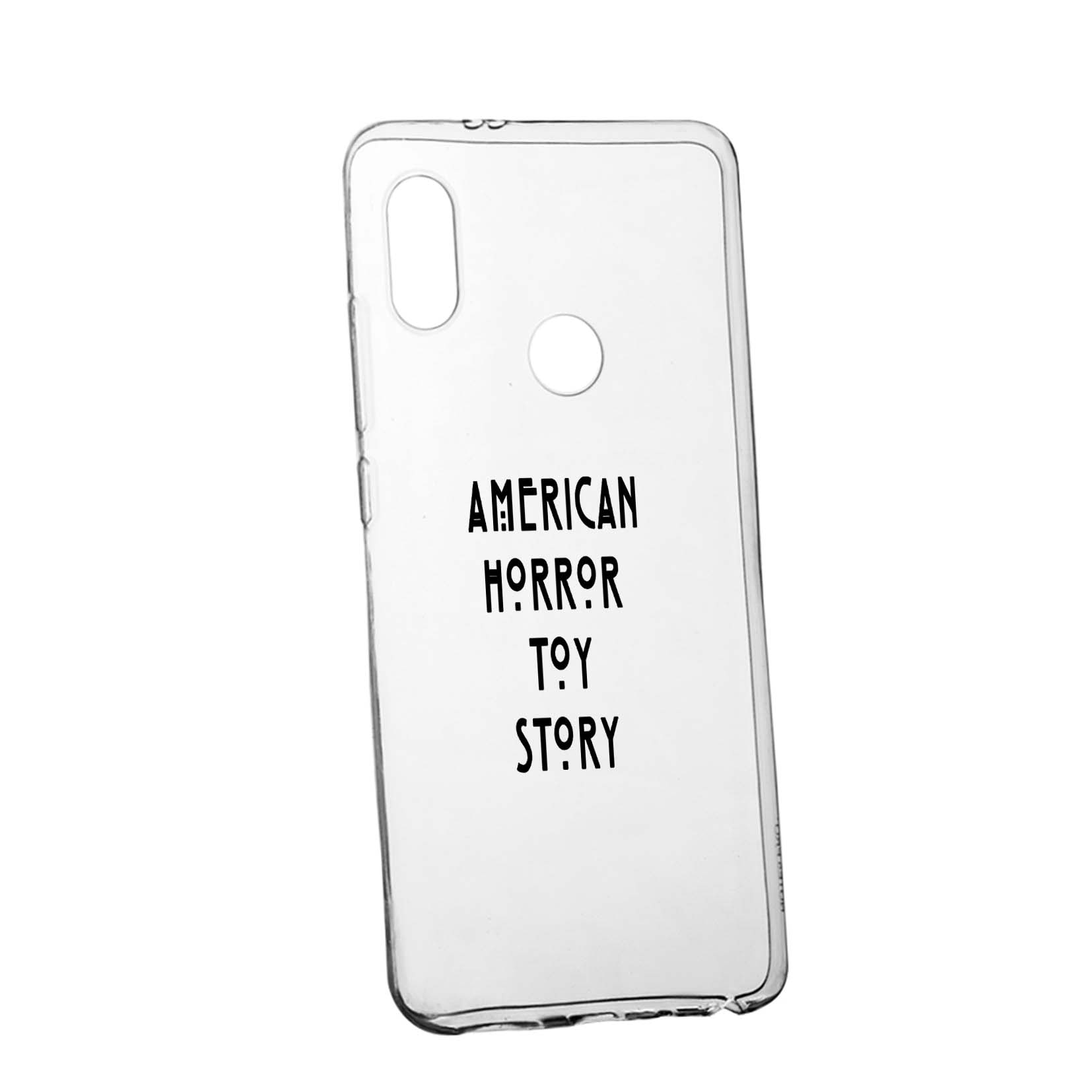 Husa de protectie American Horror Toy Story, pentru Huawei Y6 2019, rezistenta la uzura, anti-alunecare, din silicon Premium, 517