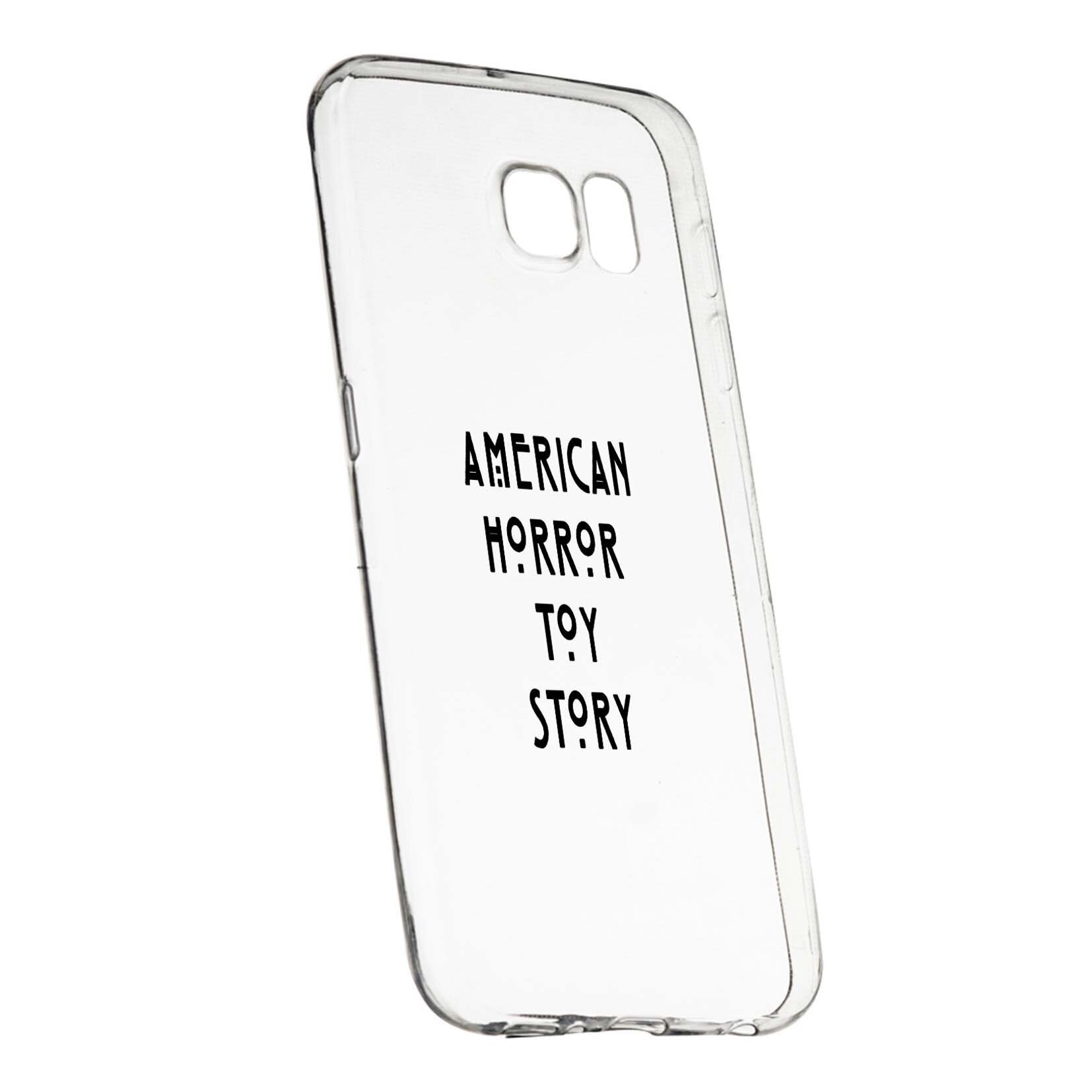 Husa de protectie American Horror Toy Story, pentru Samsung Galaxy S6 Edge, rezistenta la uzura, anti-alunecare, din silicon Premium, 517