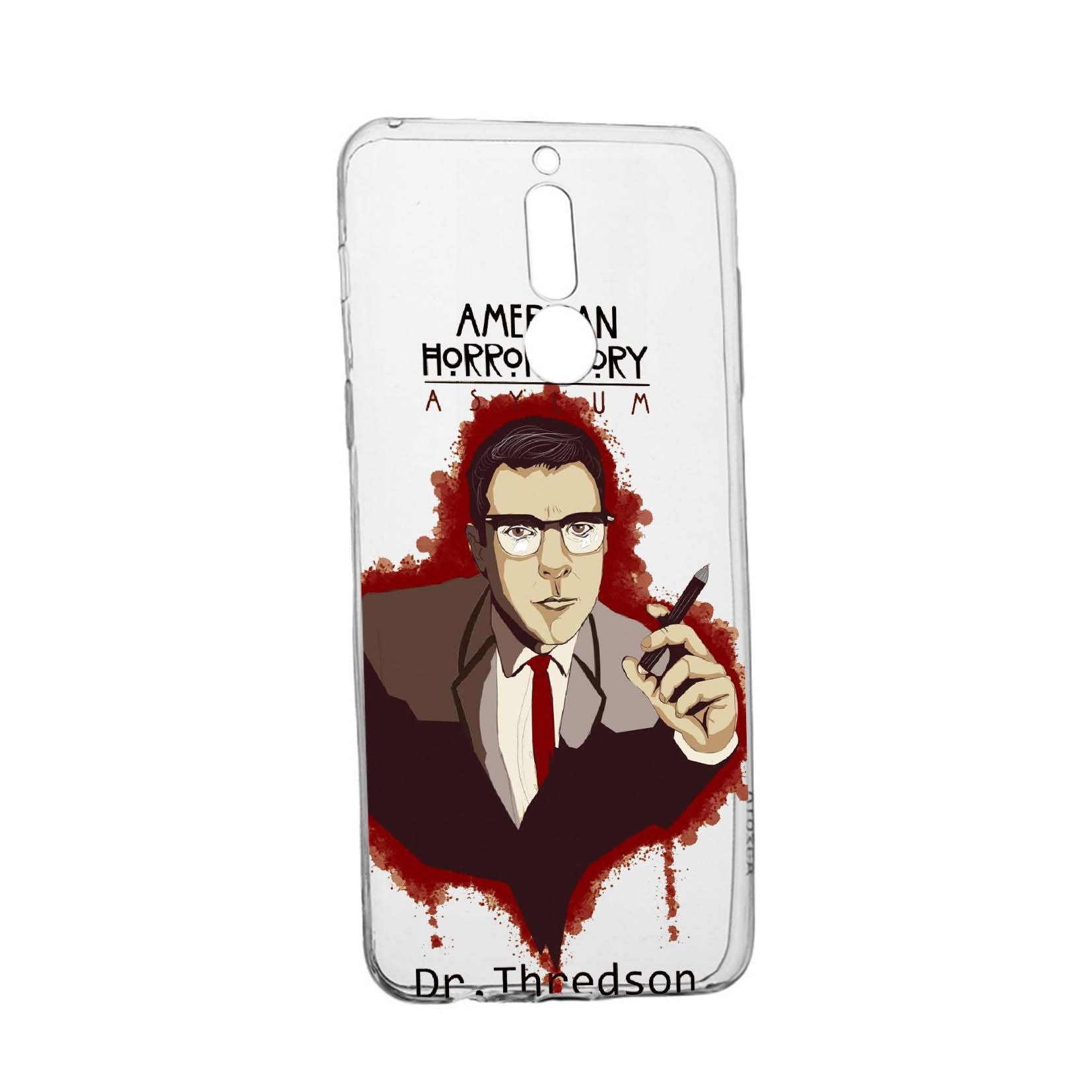 Husa de protectie American Horror Dr. Thredson, pentru Sony Xperia 1/ XZ4, rezistenta la uzura, anti-alunecare, din silicon Premium, 518
