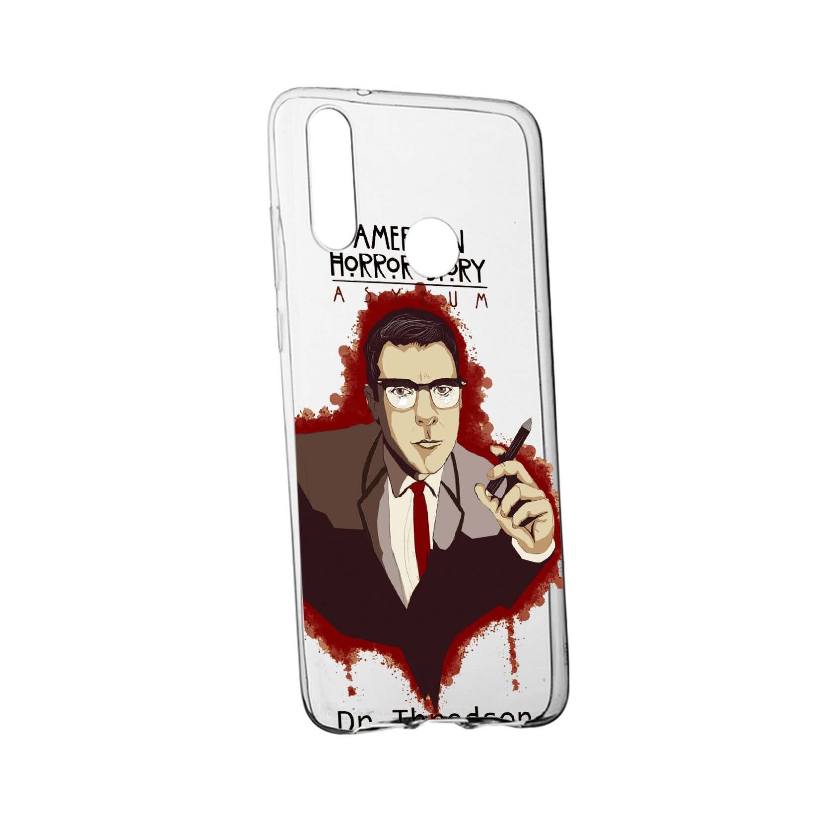 Husa de protectie American Horror Dr. Thredson, pentru Xiaomi Mi A3 Lite, rezistenta la uzura, anti-alunecare, din silicon Premium, 518
