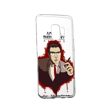 Husa de protectie American Horror Dr. Thredson, pentru Samsung Galaxy S9 Plus, rezistenta la uzura, anti-alunecare, din silicon Premium, 518 Husa de protectie American Horror Dr. Thredson, pentru Samsung Galaxy S9 Plus, rezistenta la uzura, anti-alunecare, din silicon Premium, 518