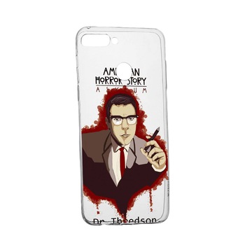 Husa de protectie American Horror Dr. Thredson, pentru Xiaomi Redmi Note 7, rezistenta la uzura, anti-alunecare, din silicon Premium, 518 Husa de protectie American Horror Dr. Thredson, pentru Xiaomi Redmi Note 7, rezistenta la uzura, anti-alunecare, din silicon Premium, 518