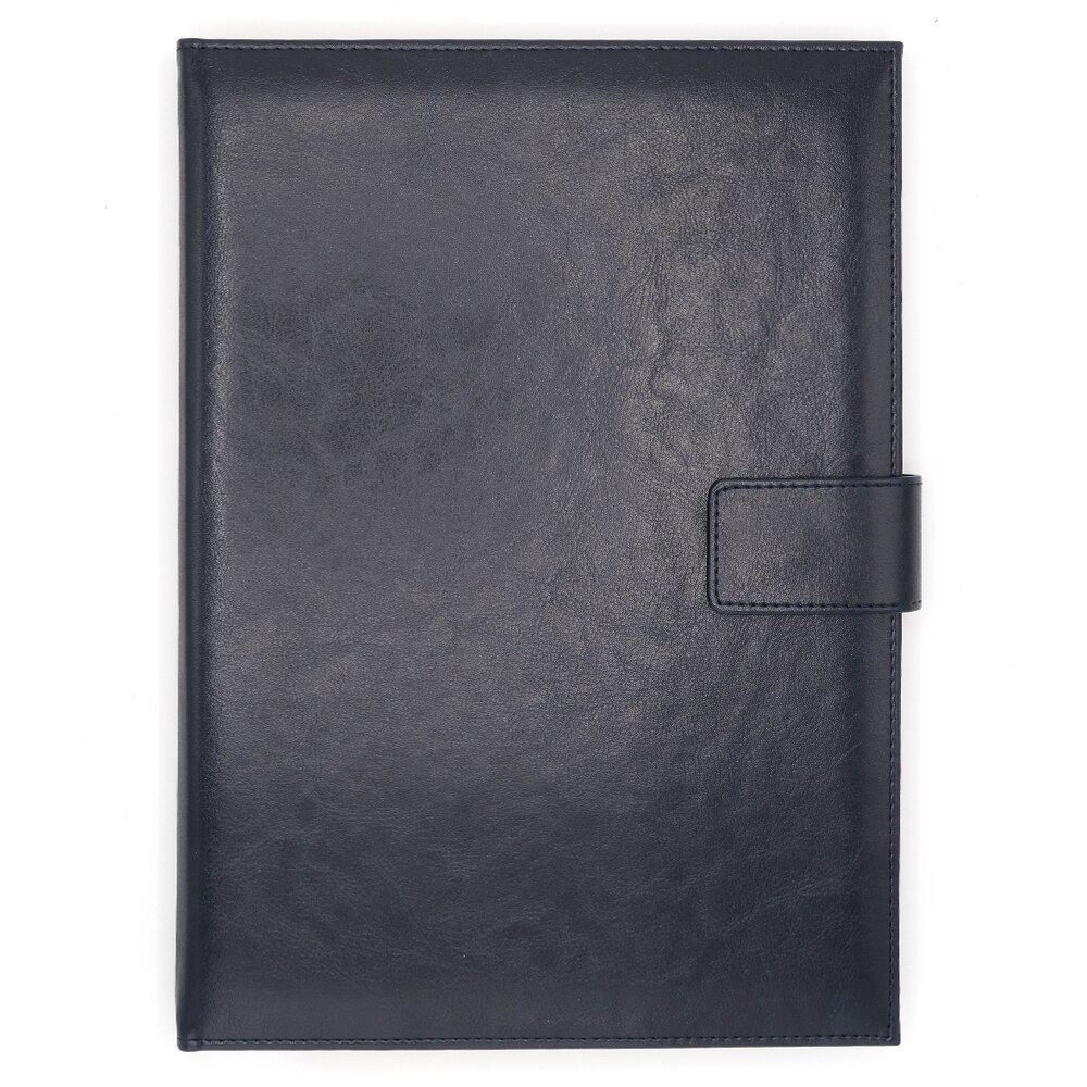 Agenda A4 Premium cu mecanism auriu navy