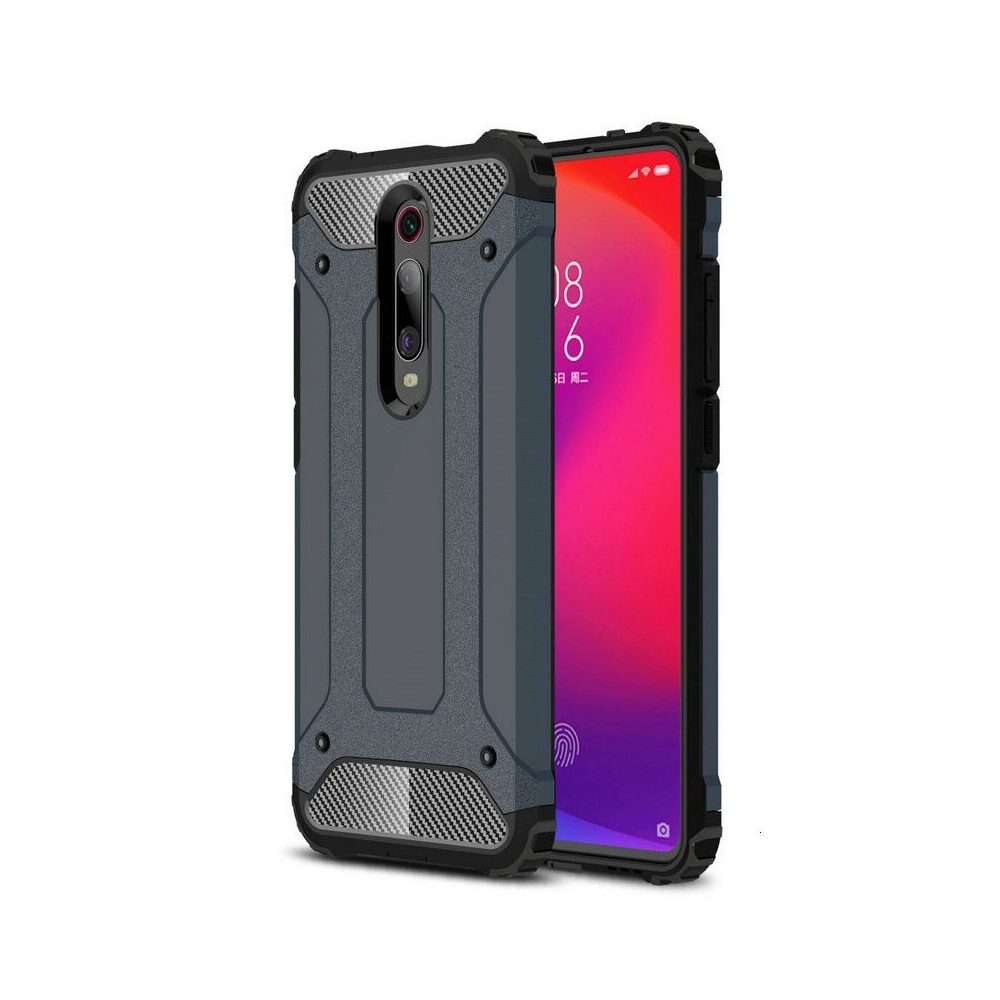 Husa Hibrida Antisoc Forcell Armour pentru Xiaomi Redmi 8, Navy