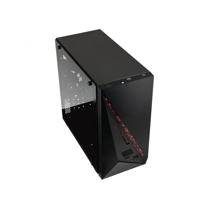 Кутия Kolink Inspire K2 A-RGB TG, Micro-ATX, Черен