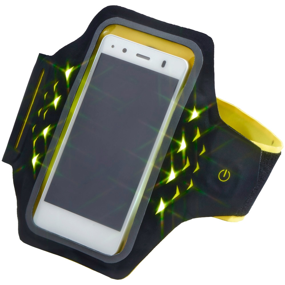 Banderola Hama Active XL pentru telefon, prindere pe brat, Galben
