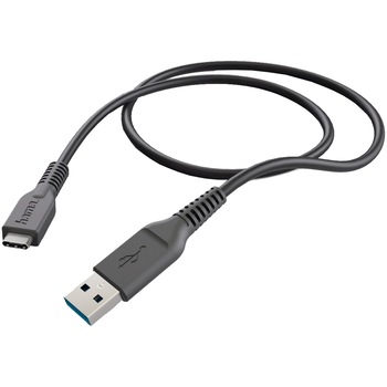 Cablu de incarcare Hama USB - USB Tip C, 1m, Negru Cablu de incarcare Hama USB - USB Tip C, 1m, Negru