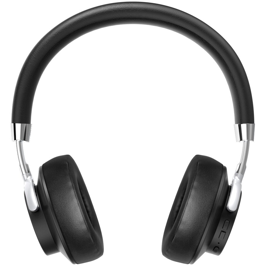 Casti Bluetooth Hama Voice, On-Ear, voice control, Negru/Argint