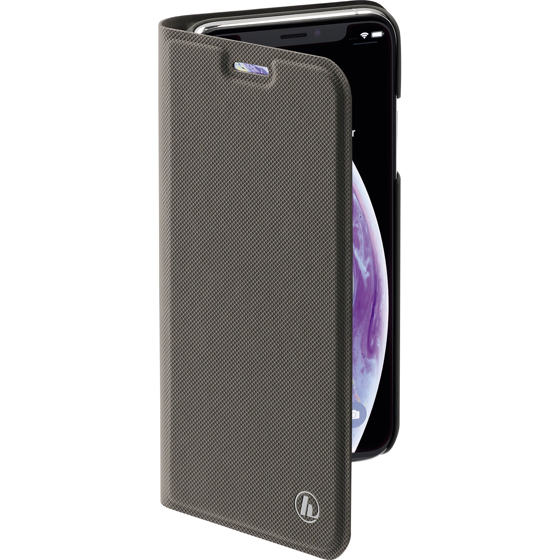 Husa de protectie Hama tip booklet pentru iPhone X/Xs, Gri