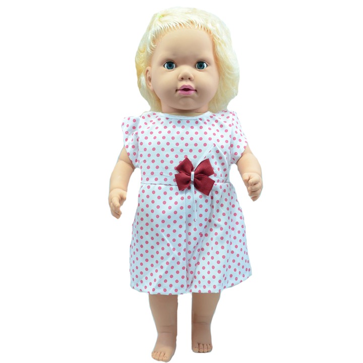 Papusa fetita 60 cm Mini Junior 056228R, Multicolor