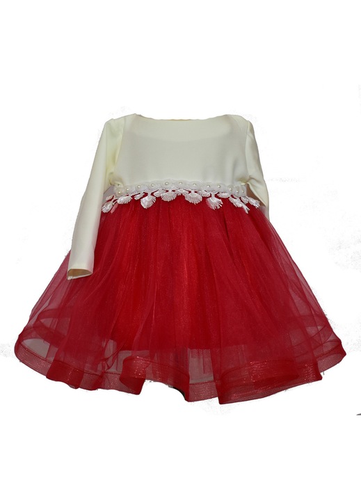 Комплект Bianca Ivoire/Red, Albinuta деца, 3-6 месеца