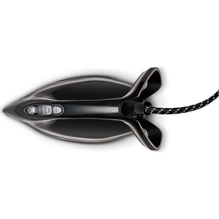 Statie de calcat de inalta presiune Tefal Pro Express Ultimate [+] GV9610E0, 2600 W, 8 bari presiune abur, 4 setari temperatura/abur, negru