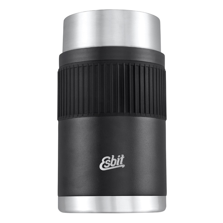 Élelmiszertermosz szilikon hüvelyes Esbit Sculptor 1000 ml fekete FJ1000SC-SL-BK