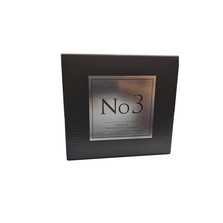 Стъклена ароматна свещ с капак и два пламъка, Bispol с аромат на божур, жасмин и теменужка, смесен със сладък акцент на слива, време на горене 40 часа