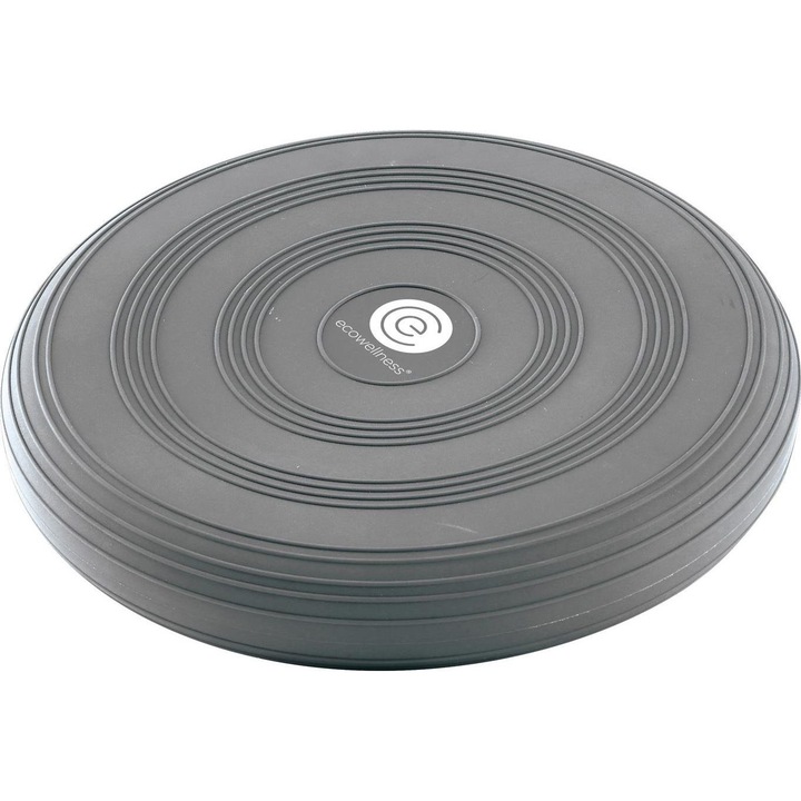 Disc de echilibrare QB 014, EcoWellness, PVC, Gri