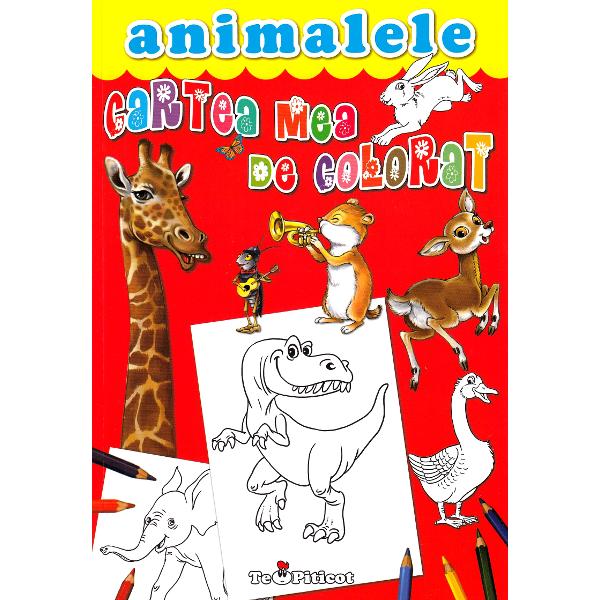 Cartea mea de colorat. Animalele