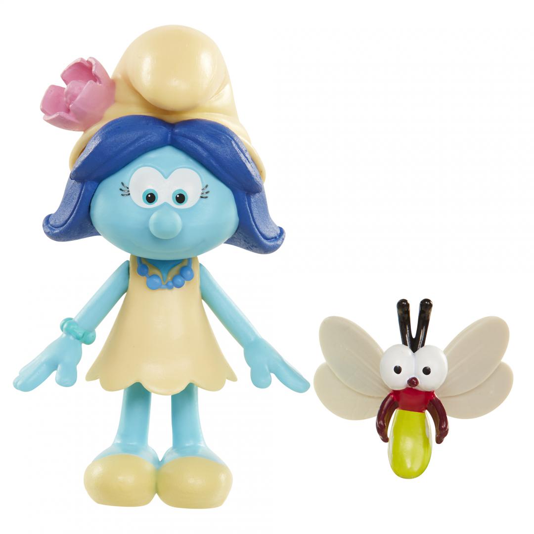 Set figurine Smurfs, Smurfblossom si licuri, 5.71 cm