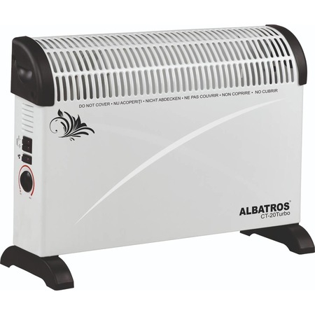 Convector electric Albatros CT-20TURBO 2000W 3 trepte Alb