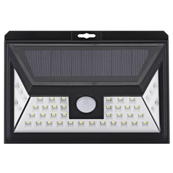 Lampa solara 30 LED cu lumina panoramica si senzor de miscare