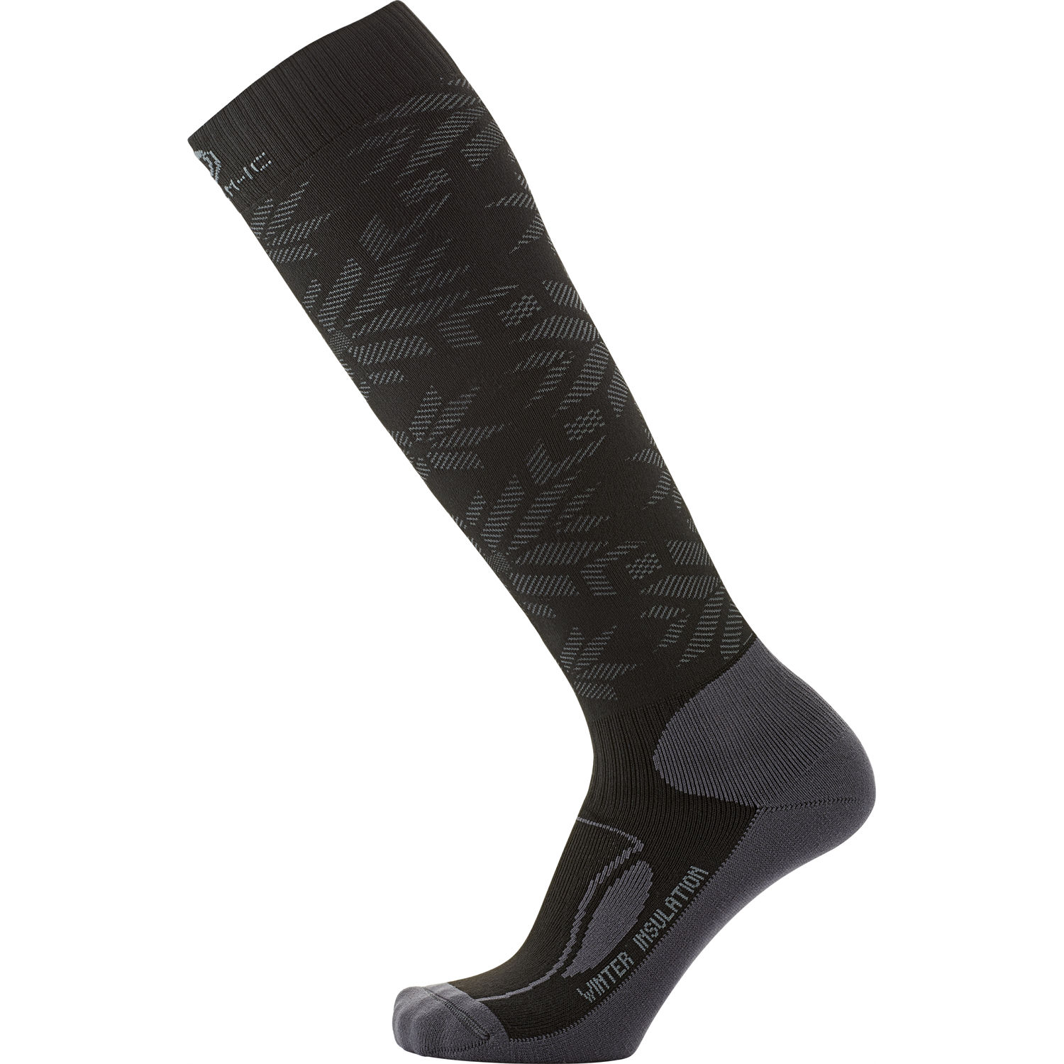 Sosete ski Thermic WINTER INS FLOCO, Black, marime 37-38