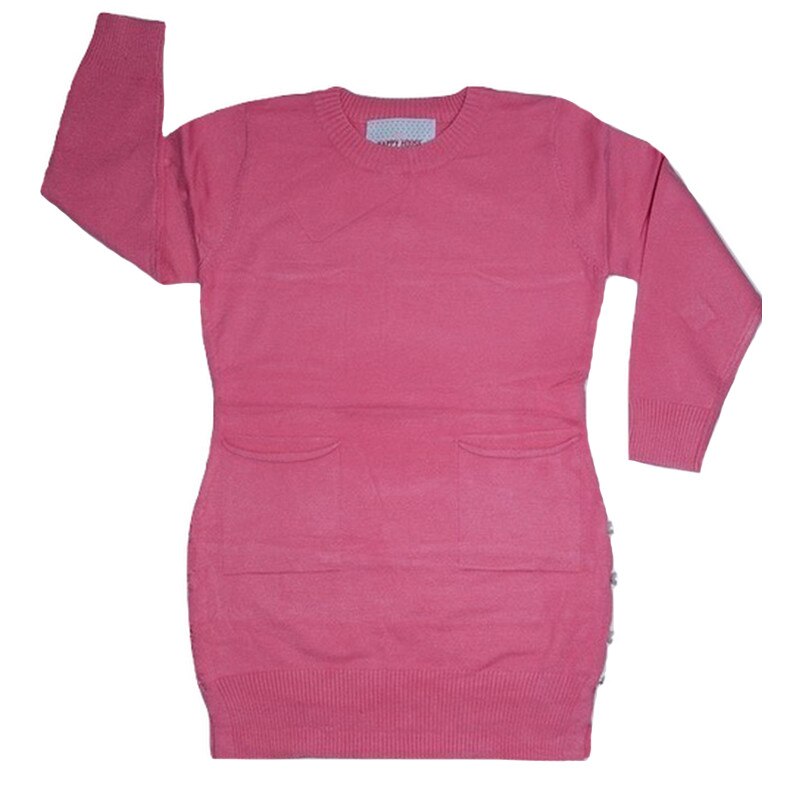 Pulover cu maneca lunga pentru fetite Happy House BL-262R, Fucsia