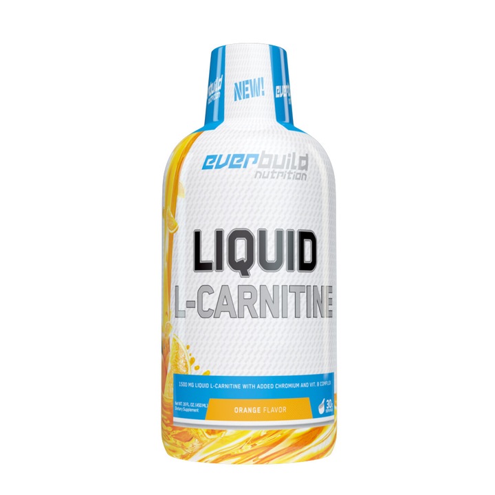 Liquid L-Carnitine + Chromium EVERBUILD Портокал 0.450 kg