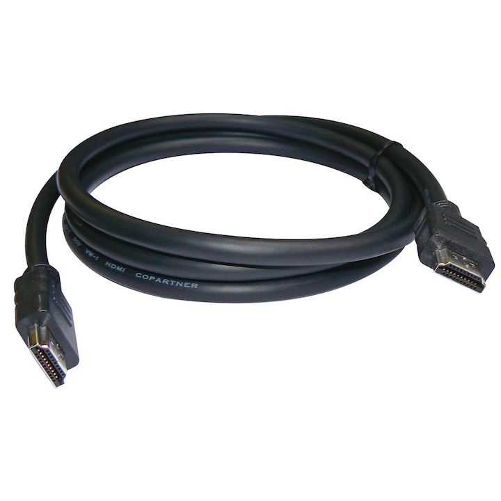 Kolink S-3674 HDMI (Male) - HDMI (Male) 5m v1.3 2K FHD 60Hz fekete HDMI Összekötő kábel