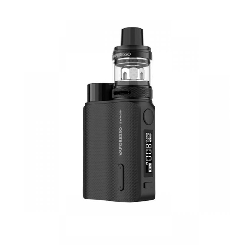 Kit Tigara Electronica Vaporesso Swag II ,Atomizor NRG PE ,80W ,3.5 ml ,Negru