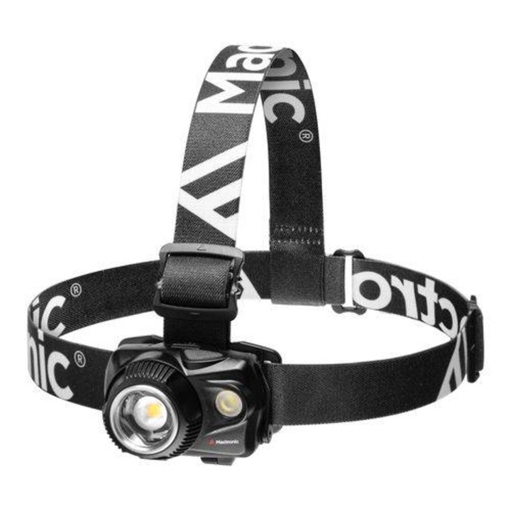 Lanterna de cap, MacTronic, Negru