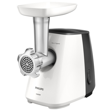 Masina de tocat carne Philips HR2712/30, 1600W, 1.7 kg/min, Alb/Negru