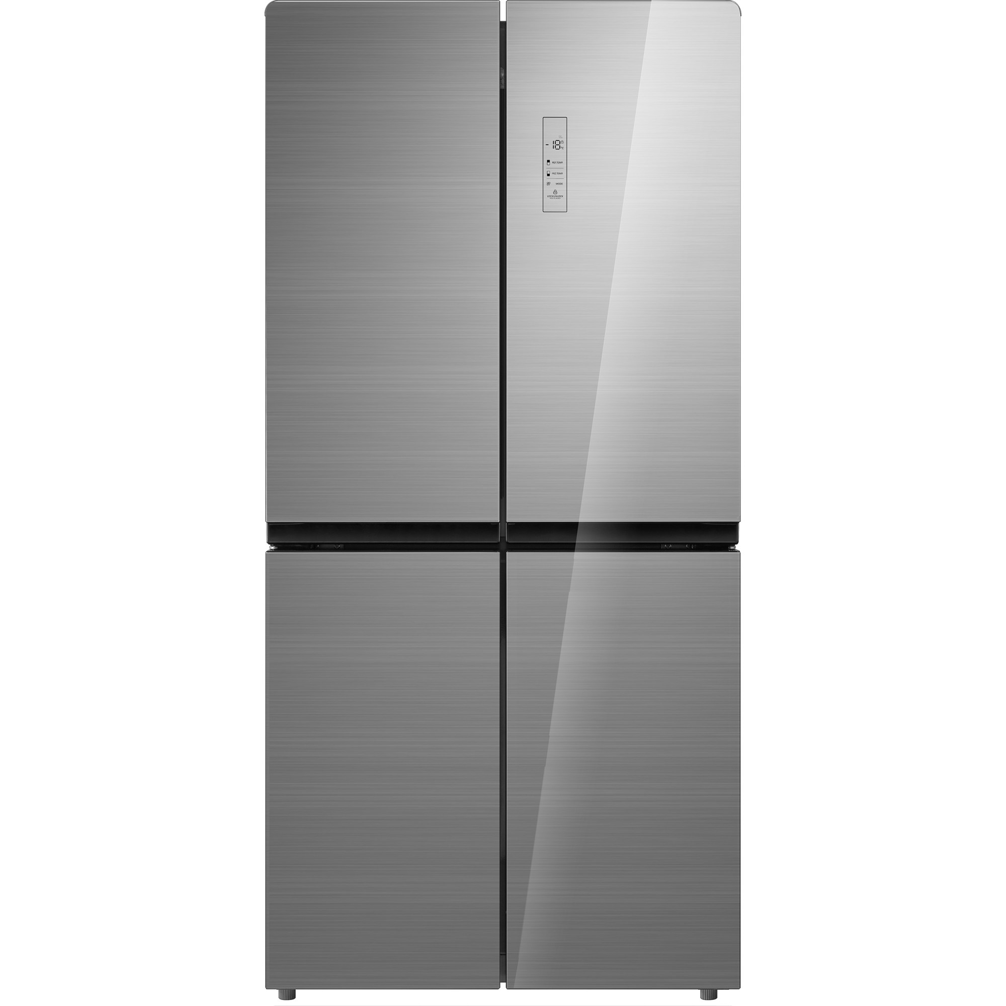 Side by Side Midea MDRF648FGF21, 492l, Clasa F, Total No frost, H 177.5cm, Sticla Gri