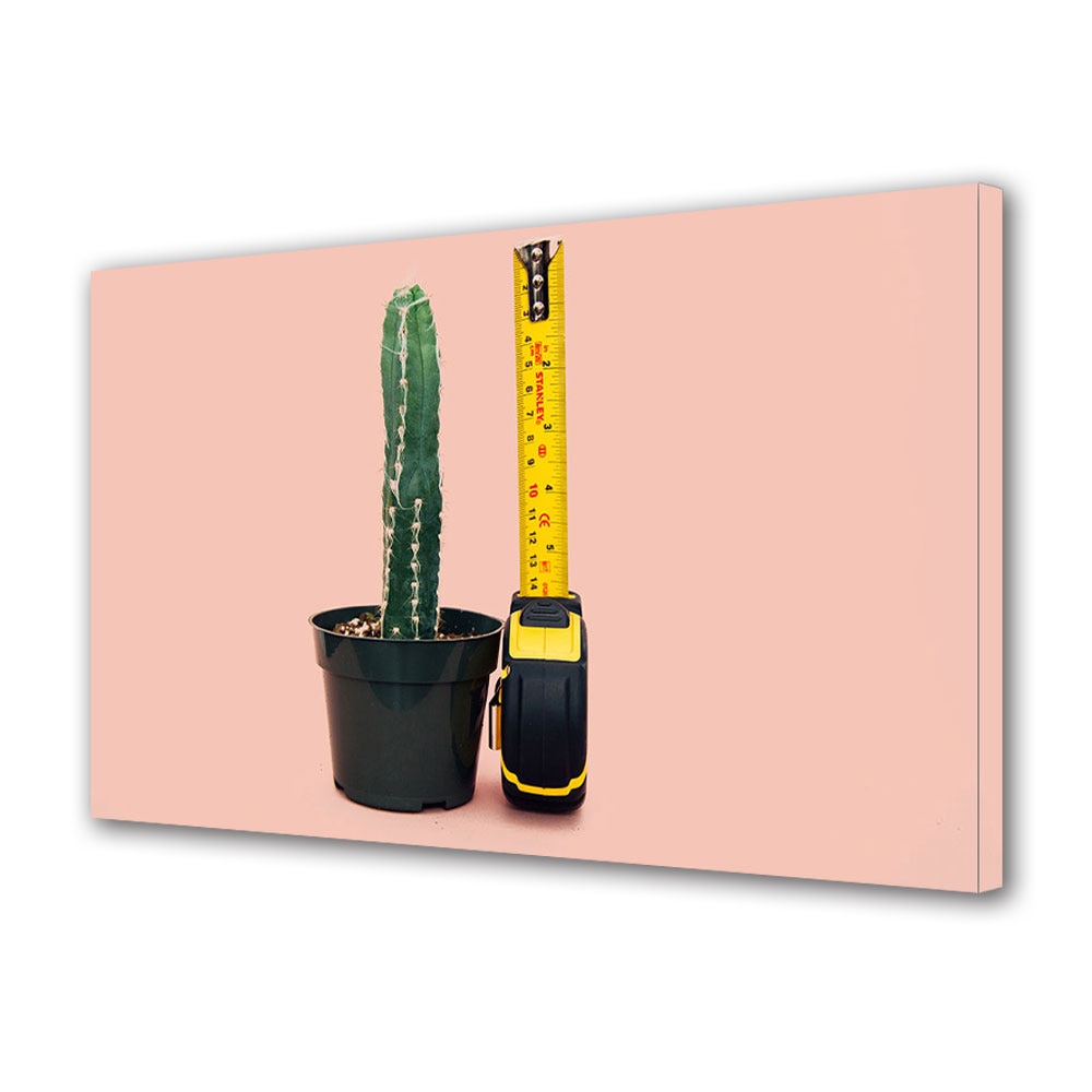 Tablou Canvas Luminos in intuneric VarioView LED, Vday, Ruleta si cactus, 30 x 45 cm