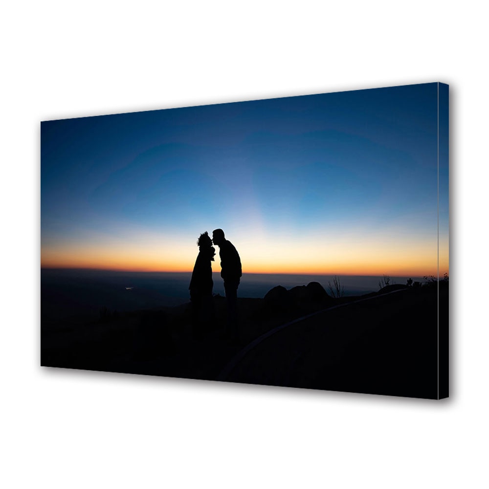 Tablou Canvas Luminos in intuneric VarioView LED, Vday, Rasarit in departare, 40 x 60 cm