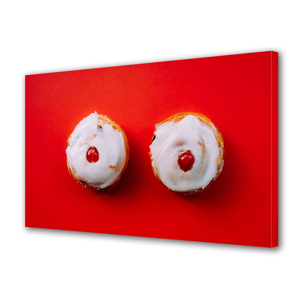 Tablou Canvas Luminos in intuneric VarioView LED, Vday, Dulciuri pentru indragostiti, 40 x 60 cm
