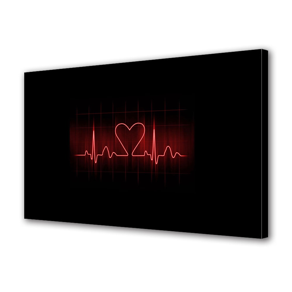Tablou Canvas Luminos in intuneric VarioView LED, Vday, Bataile inimiii, 40 x 60 cm