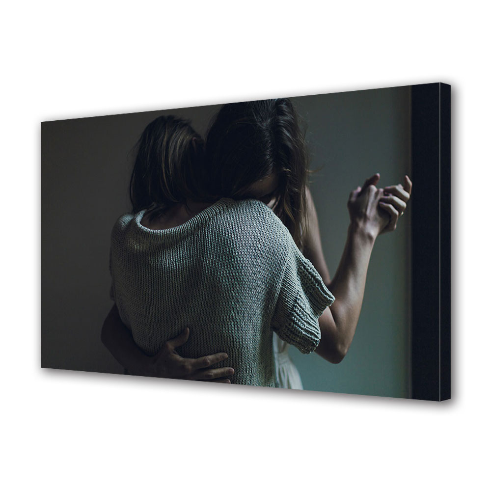 Tablou Canvas Luminos in intuneric VarioView LED, Vday, Dans in liniste, 30 x 45 cm