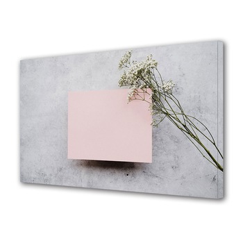 Tablou Canvas Luminos in intuneric VarioView LED, Vday, Scrisoare roz si floricele, 30 x 45 cm Tablou Canvas Luminos in intuneric VarioView LED, Vday, Scrisoare roz si floricele, 30 x 45 cm