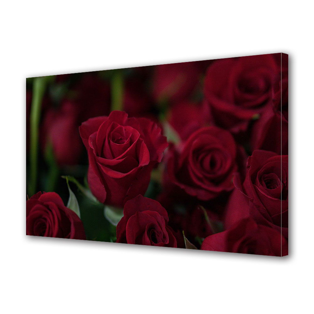 Tablou Canvas Luminos in intuneric VarioView LED, Vday, Multi trandafiri rosii, 40 x 60 cm